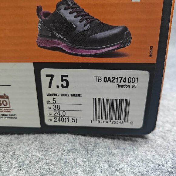 Timberland PRO Reaxion Composite Toe Work Sneakers -Women’s Size 7.5, Preowned - Picture 15 of 16